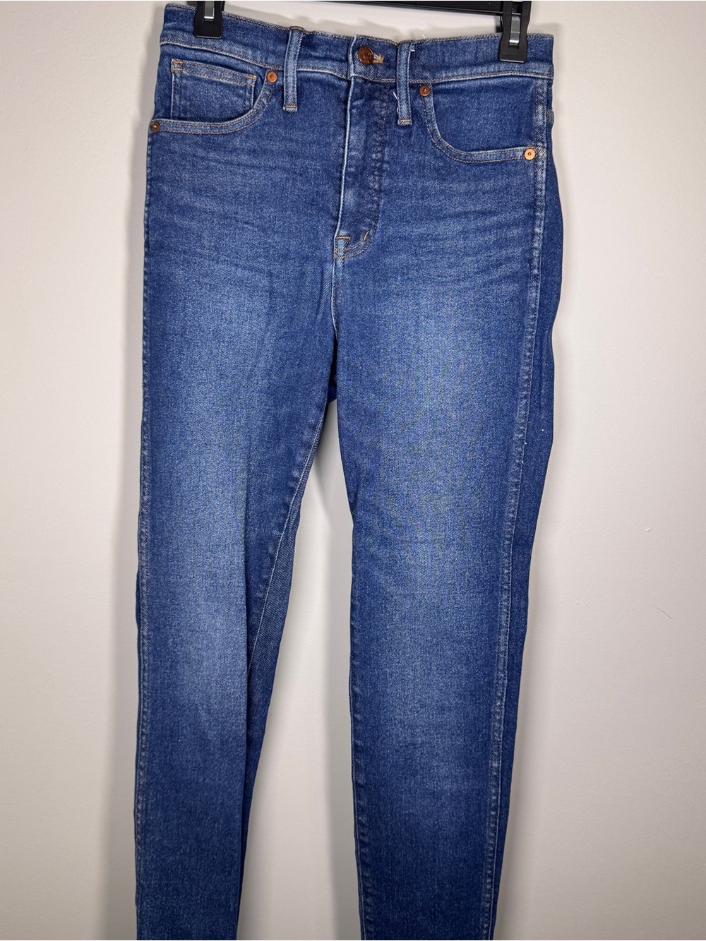 Madewell Skinny Jeans in Medium Blue Denim